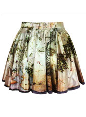 Hobbit Printed Short Skirt MH8037