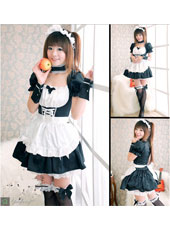 Black Illusion Maid Costume MH3031