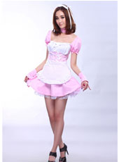 Pink Illusion Maid Costume MH3033