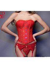 Sexy Red Lace Corset S,M,L,XL,XXL MH1039
