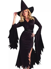 Black evil character dress costume  M,XL MH3168