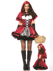 Sexy Flare Dress Costume With Gloves  MH3179