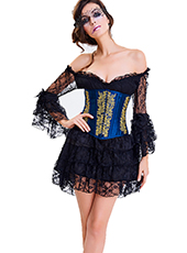  Embroidery Slimming Corsest Dress S-XXL MH1457