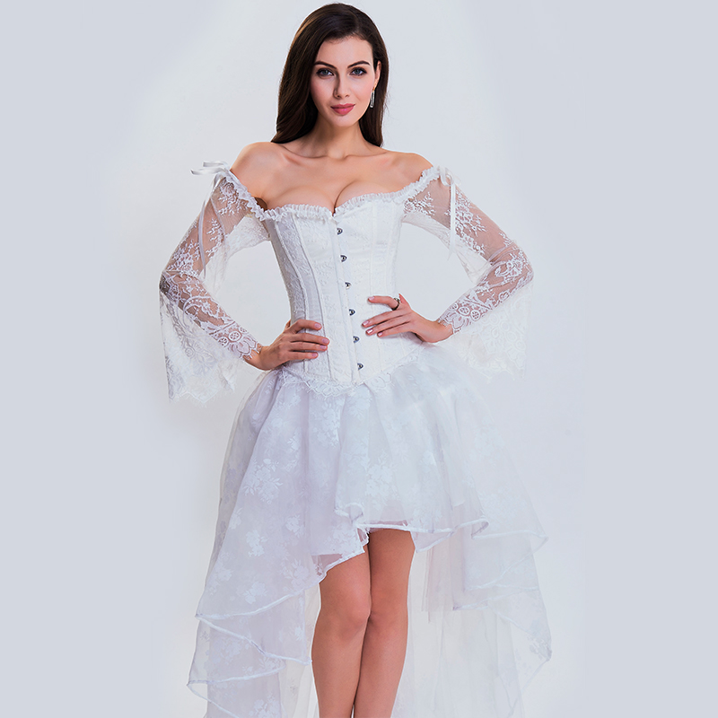 Steel Bone White Wedding Bandage Corset S 2xl Mh1462 Beauty Girl