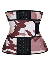 Camouflage Latex Waist Trainer Hooks 3XS-6XL MH1764