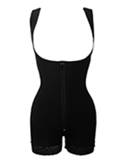 Black Butt Lifter Waist Trainer Zip Body Shaper MH1908