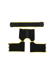 Yellow Neoprene Waist&Thigh Shaper with Single Detachable Belt MHW100118Y