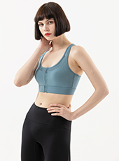 New Design Sports Bra With Zipper MH4583BL