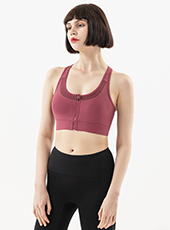 New Design Sports Bra With Zipper MH4583R