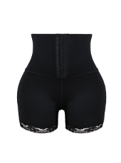 Breasted thin triple ply open-hip milk silk lace shorts MT000051B