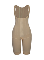 Nude seamless one-piece Shaper with hook MT000152N