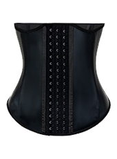 11.5 inches front and 6 inches back 11 steel bones waist trainer MHW100737B