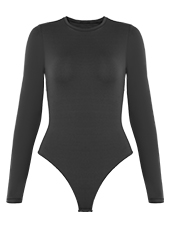 Essential Crew Neck Long Sleeve Bodysuit MT000328B