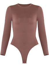 Essential Crew Neck Long Sleeve Bodysuit MT000328K