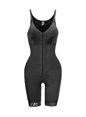 Full Body Black Shaper Tummy Control Bodysuit MHW100124B