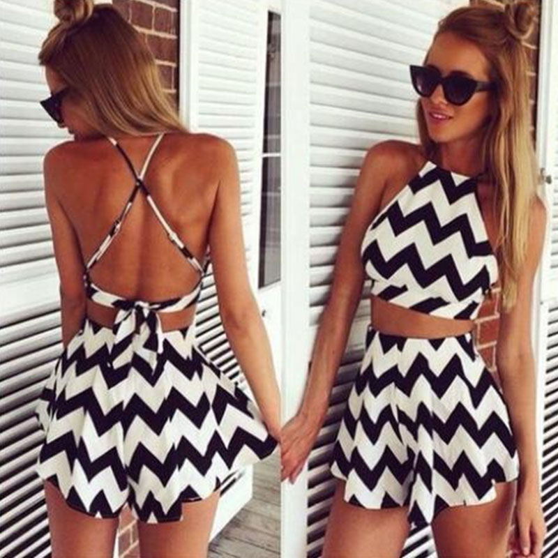 Halter Crossover Design Beach Dress S.M.L.XL MH5052