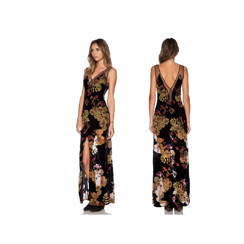 Floral Elegant Evening Dress S.M.L.XL MH5018