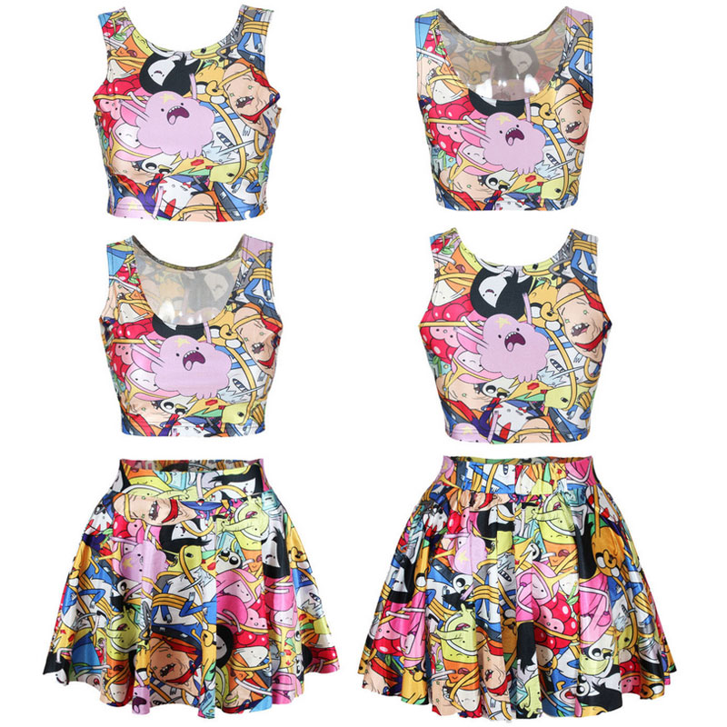 Adventure Time two PCs Set S,M,L,XL MH8006