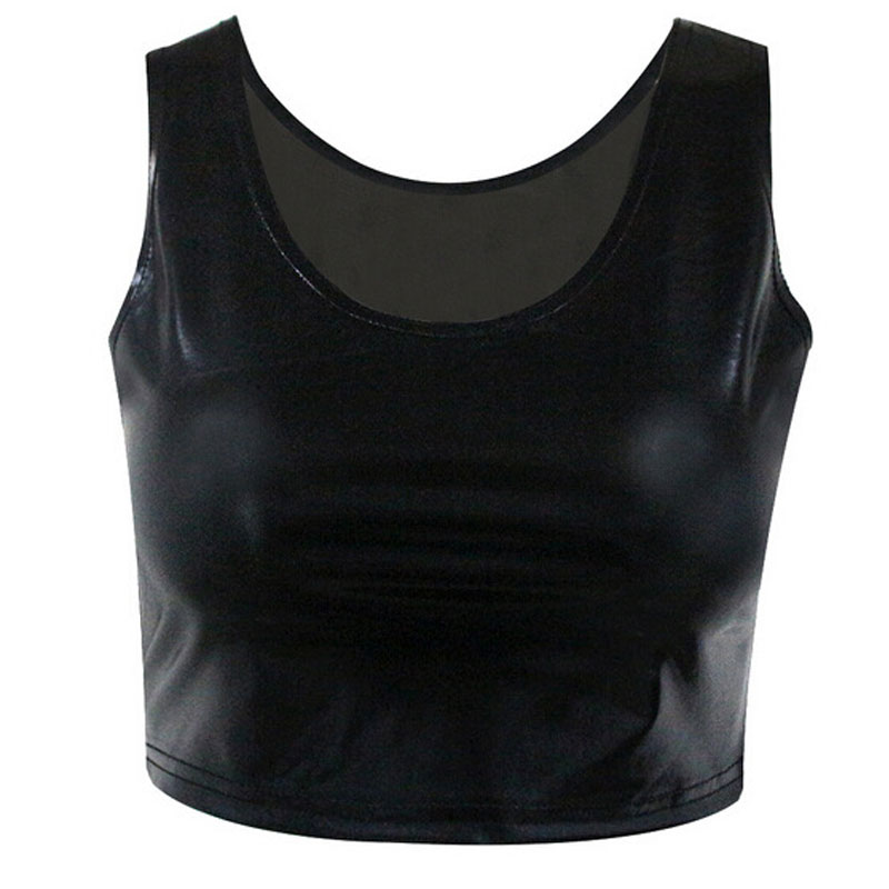 Bro Hug Black Color Crop Top MH8023