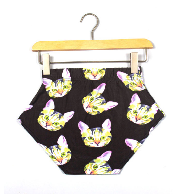 Pink Kitten Printd Short Bottom S,M,L,XL MH8032
