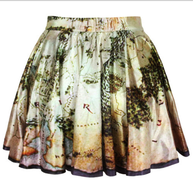 Hobbit Printed Short Skirt MH8037