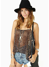 Stripped Leopard dress shirt M,L,XL MH8144