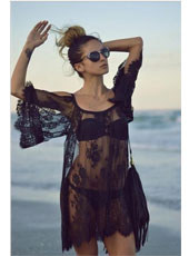 Sexy see through beach dress shirt S,M,L,XL MH8146