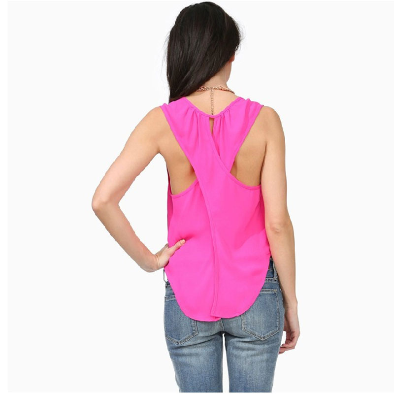 RRed sexy chiffon vest S,M,L,XL,XXL MH8154