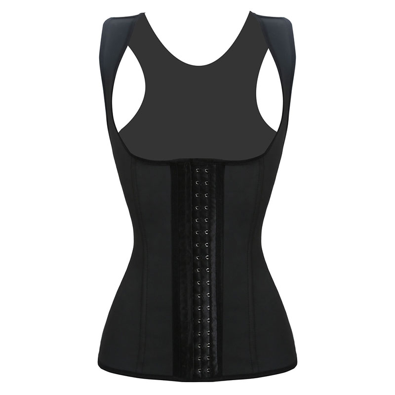 Black two strapes vest waist cincher XXS-6XL MH1009