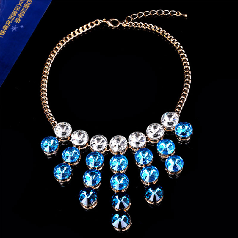 Blue Pearl Necklace MH9017