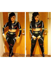 Two Pcs High Waist Long Sleeve Jumpsuits S-L MH5266