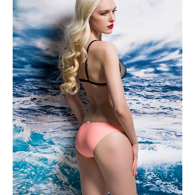 Black and orange bikini S-L MH2150