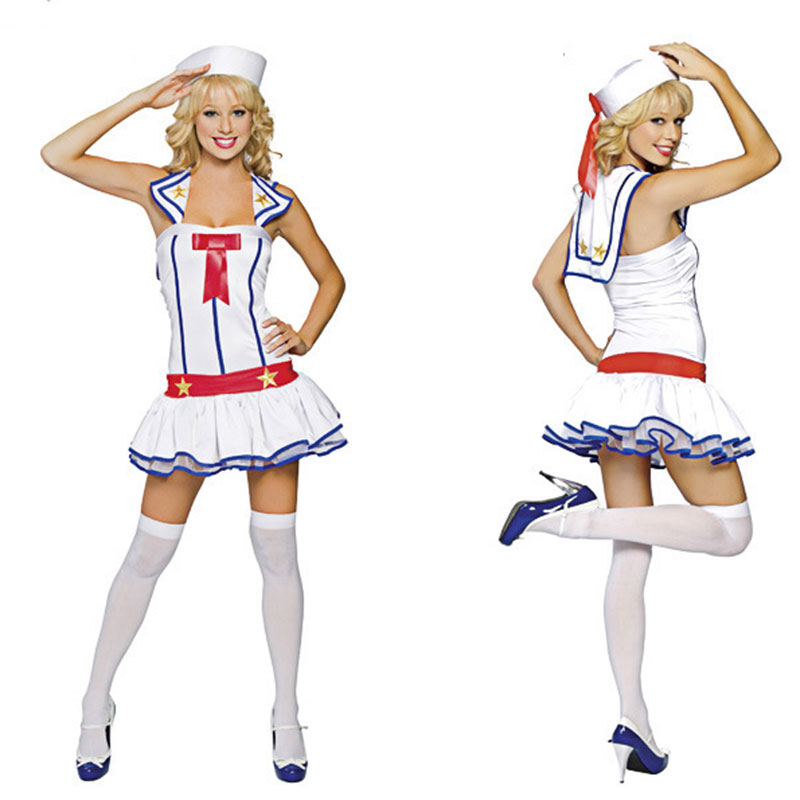 White Sailor Costume MH3075