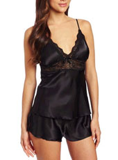 Deep v black nighty gown XL-4XL MH6144