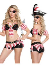 5PCS Sexy Pirate Costume MH3087