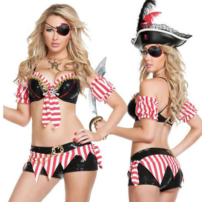 5PCS Sexy Pirate Costume MH3087