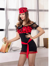 Red and Black Pirate Costumes