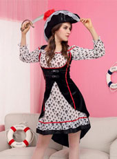 Four PCS Pirate Costume MH3089