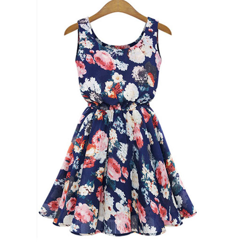 Purple chiffon lining dress S-XL MH5261