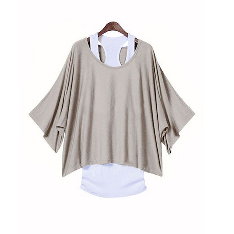 Loose Top Batwing T-Shirt Plus Summer Vest S-XXL MH0001