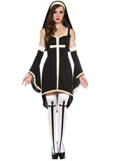 3Pcs Black witch dress costume M XL MH3124