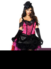 Black pelpum dress costume MH3125