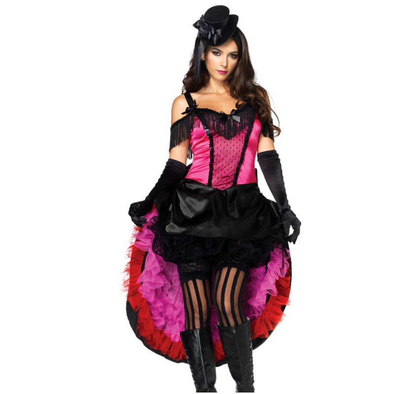 Black pelpum dress costume MH3125
