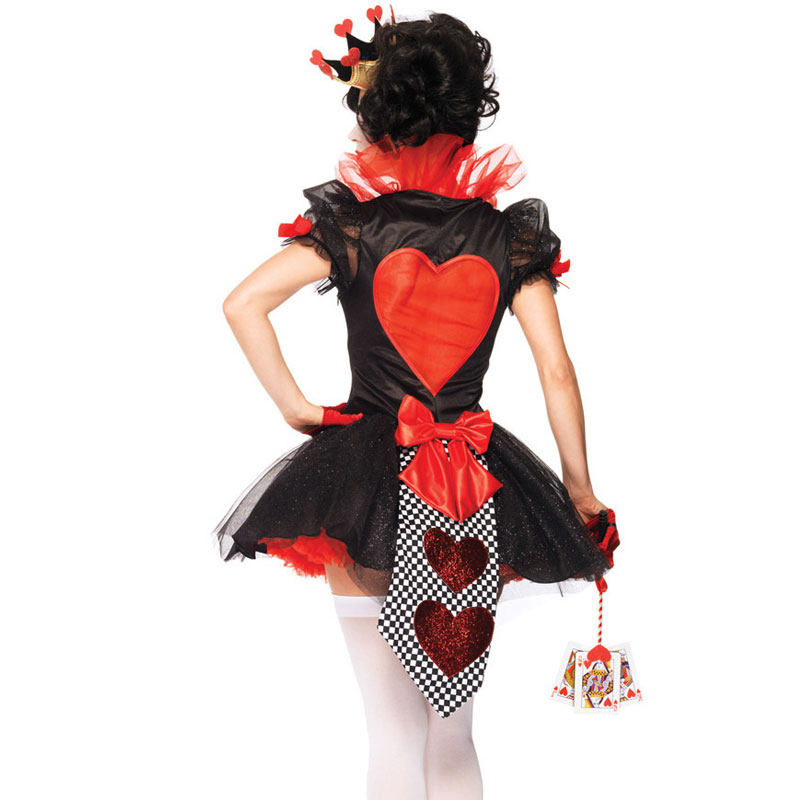 Black and red showrt sleeve halloween costume  MH3134