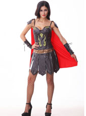 Cosplay red and blue warrior MH3144