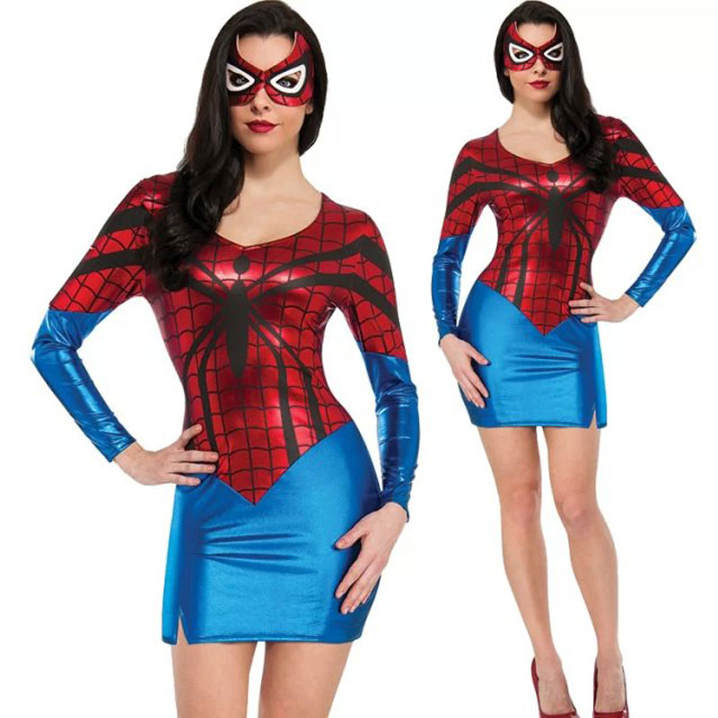Red spider women super girl MH3159