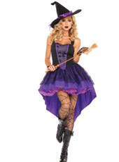 Plus size witch swallow dress costume M-XXL MH3172