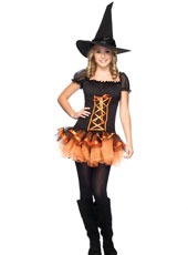 Orange cute withch costume MH3174