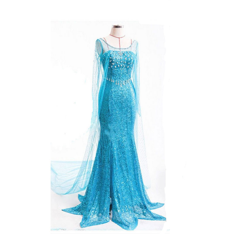 	 Long sleeve beautiful princess costume S-XXL MH3205