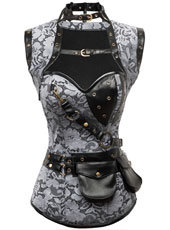 Charming Girl Ninja Style Steel Boned Corset  S-XXL  MH1207